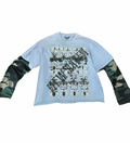 OLOGUN MESH SLEEVE TEE